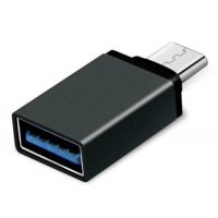 USB-C – USB 3.0 OTG adapter – fekete