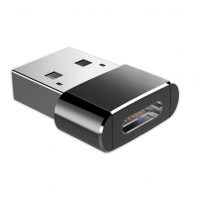 USB 2.0 (M) csökkentés USB-C (F) OTG-re – fekete