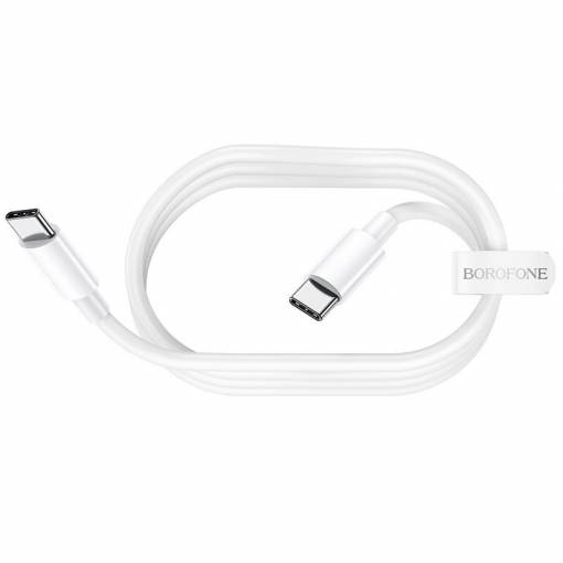 Foto - Borofone tápkábel USB-C - USB-C 60W - 1 méter