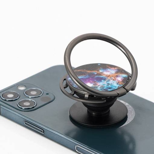 Foto - Pop Socket mobiltelefon tartó - Galaxy, narancssárga