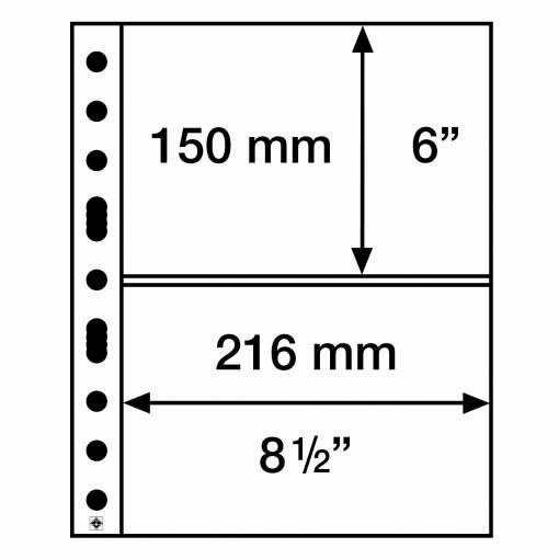 Foto - Átlátszó albumlapok (5 db) - GRANDE 2C