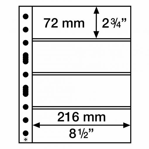 Foto - Átlátszó albumlapok (5 db) - GRANDE 4C